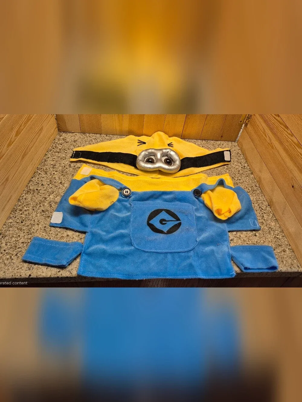 ​Rubies Minion Pet Costume Smll Despicable Me Universal Studios 2pc Dog Cat 2015